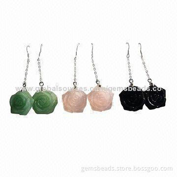 Gemstone earrings